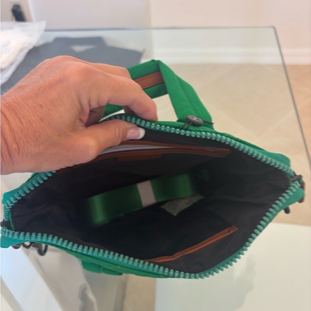 Green Quilted Women's Bag - Picture 4 of 7